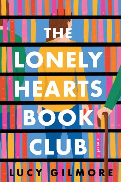 The Lonely Hearts Book Club  cover showing cartoon people looking at a book shelf