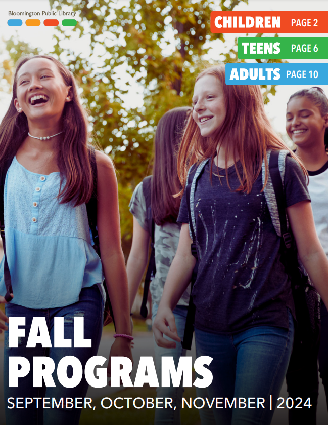 Fall Program Guide cover for September-November 2024.