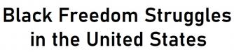 Black Freedom Struggles in the United States logo