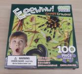 Image of puzzle cover titled "Creepy Crawlies" showing many different bugs.
